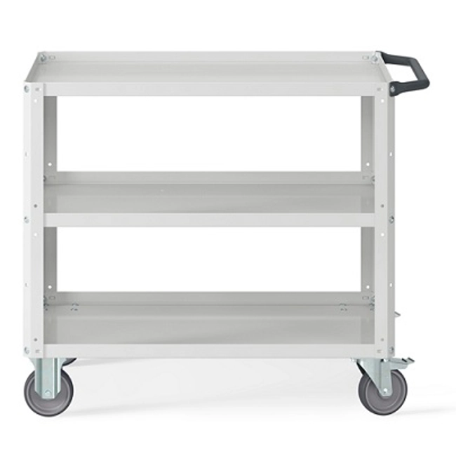Vendita online Carrello Clever 1007 Large mm.1024x615x847H - Grigio Chiaro RAL7035